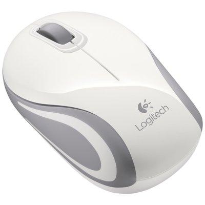 Produkt z outletu: Mysz bezprzewodowa LOGITECH Wireless Mini Mouse M187 910-002740 Biały