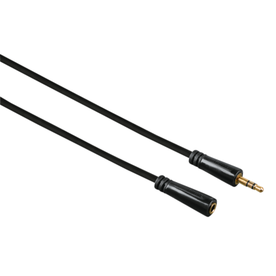Produkt z outletu: Kabel HAMA Techline Jack 3.5 GN. - Jack 3.5 WT. 5 m
