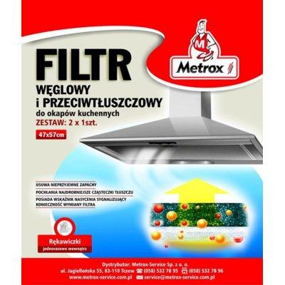 Produkt z outletu: Filtr METROX Filtr węglowy i przeciwtłuszczowy