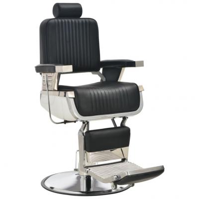 Emaga vidaxl fotel barberski, czarny, 68x69x116 cm, sztuczna skóra