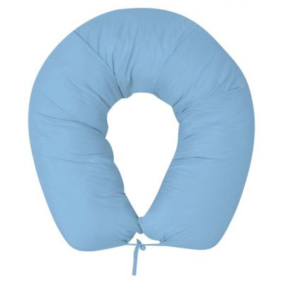 Emaga vidaxl poduszka dla ciężarnej 40x170 cm, jasnoniebieska