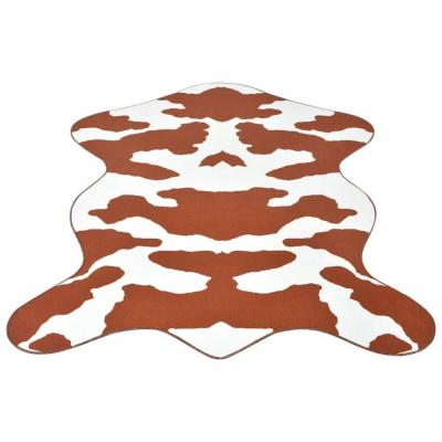 Emaga vidaxl dywanik w brązowe, krowie łaty, 150x220 cm