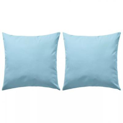 Emaga vidaxl poduszki na zewnątrz, 2 sztuki, 45x45 cm, kolor błękitny