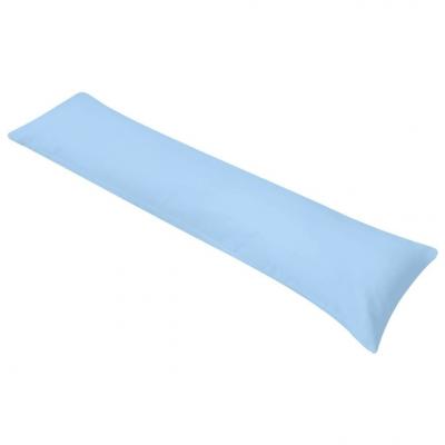 Emaga vidaxl poduszka do spania na boku 40x145 cm, niebieska