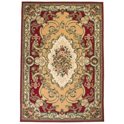 Emaga vidaxl orientalny dywan, perski wzór, 140 x 200 cm, czerwono-beżowy