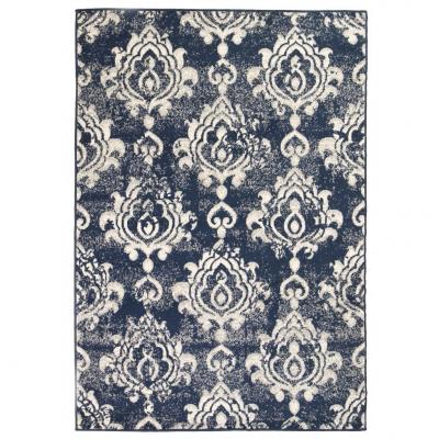 Emaga vidaxl nowoczesny dywan, wzór paisley, 120 x 170 cm, beżowo-niebieski