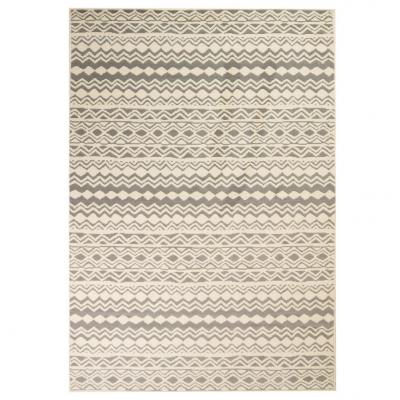 Emaga vidaxl nowoczesny dywan we wzór tradycyjny, 120x170 cm, beżowo-szary