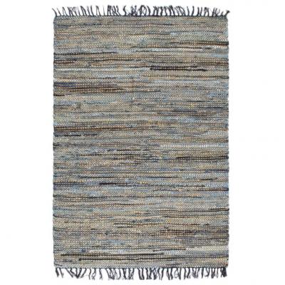 Emaga vidaxl ręcznie tkany dywan chindi, juta i dżins, 160x230 cm, kolorowy