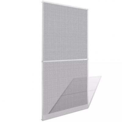 Emaga vidaxl moskitiera na drzwi na zawiasach, biała, 100 x 215 cm