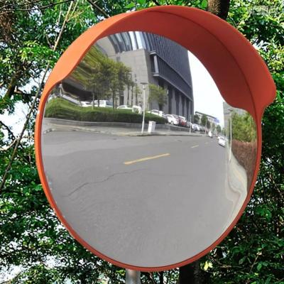 Emaga vidaxl lustro drogowe, 45 cm, plastik, pomarańczowe