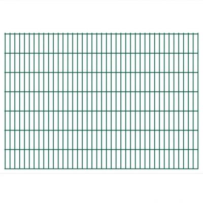 Emaga vidaxl panel ogrodzeniowy 2008x1430 mm, zielony