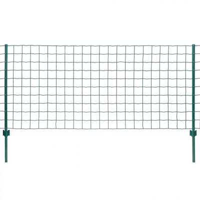 Emaga vidaxl euro ogrodzenie, stalowe, 20 x 0,8 m, zielone
