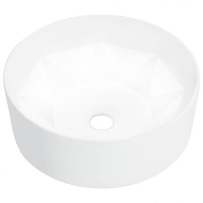 Emaga vidaxl umywalka, 36 x 14 cm, ceramiczna, biała