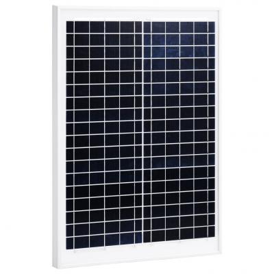Emaga vidaxl panel słoneczny, 20 w, polikrystaliczny, aluminium i szkło