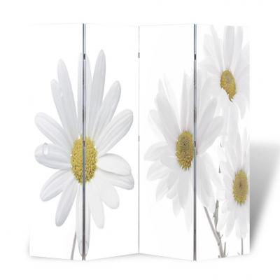 Emaga vidaxl składany parawan, 160x170 cm, motyw kwiatowy