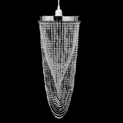 Emaga kryształowa lampa wisząca z abażurem, 22 x 58 cm