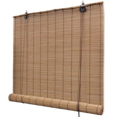 Emaga vidaxl rolety bambusowe, 100 x 160 cm, brązowe