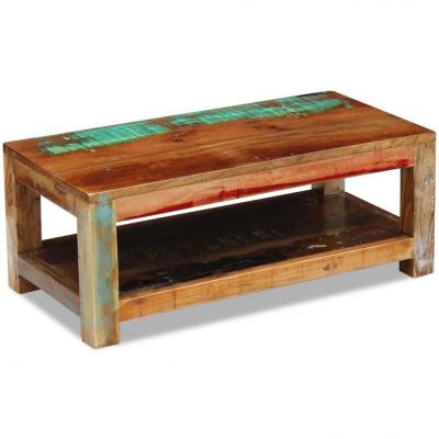 Emaga vidaxl stolik kawowy drewna odzyskanego 90x45x35 cm
