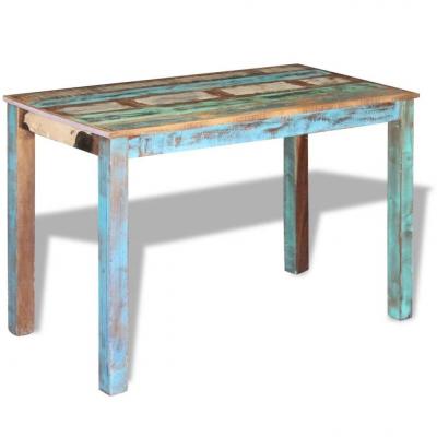Emaga vidaxl stół do jadalni z drewna odzyskanego, 115x60x76 cm