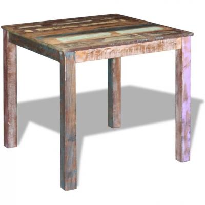 Emaga vidaxl stół do jadalni z drewna ozdyskanego 80x82x76 cm
