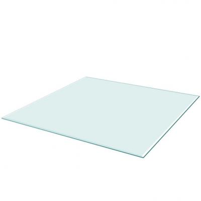 Emaga vidaxl blat stołu szklany, kwadratowy 700x700 mm