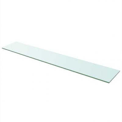 Emaga vidaxl półka szklany, bezbarwny panel, 110x20 cm