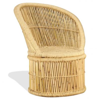 Emaga vidaxl krzesło bambusowe