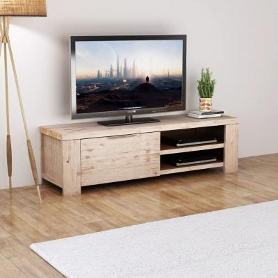 Emaga vidaxl szafka tv ze szotkowanego drewna akacjowego, 140x38x40cm