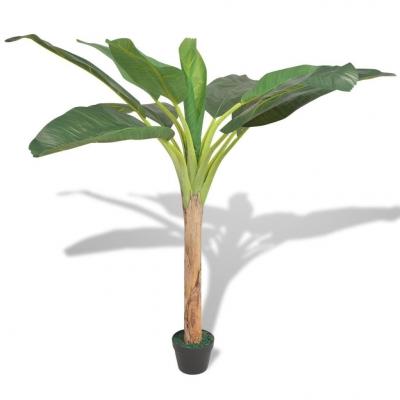 Emaga vidaxl sztuczne drzewko bananowe z doniczką, 150 cm, zielone