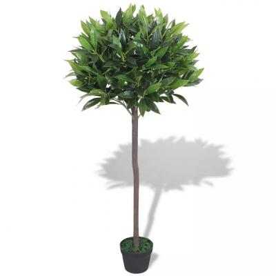 Emaga vidaxl sztuczne drzewko laurowe z doniczką, 125 cm, zielony