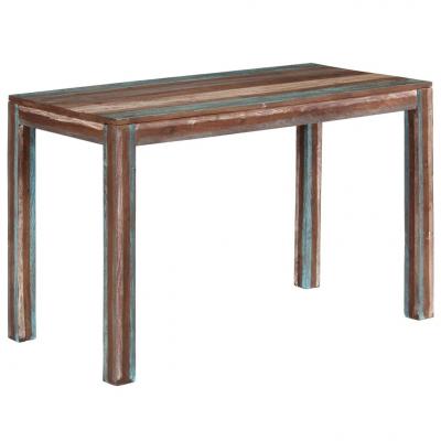 Emaga vidaxl stół do jadalni z litego drewna, vintage, 118 x 60 x 76 cm