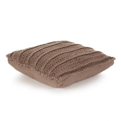 Emaga vidaxl poduszka podłogowa, kwadratowa, bawełna, 60x60 cm, brązowa
