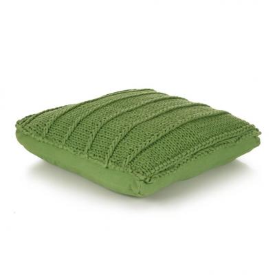 Emaga vidaxl poduszka podłogowa, kwadratowa, bawełna, 60x60 cm, zielona
