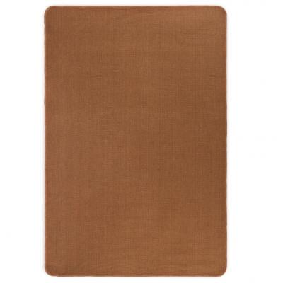 Emaga vidaxl dywan z juty z podkładem z lateksu, 80 x 160 cm, brązowy