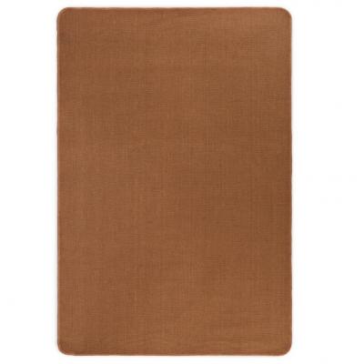 Emaga vidaxl dywan z juty z podłożem z lateksu, 120 x 180 cm, brązowy