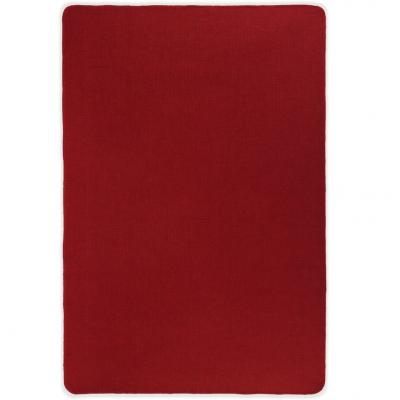 Emaga vidaxl dywan z juty z podkładem z lateksu, 80 x 160 cm, czerwony