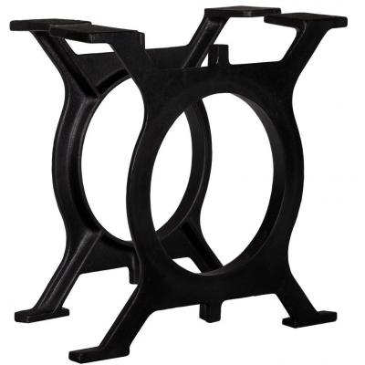 Emaga vidaxl nogi do stolika kawowego, 2 szt., w kształcie litery o, żeliwo
