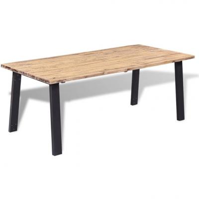 Emaga vidaxl stół z litego drewna akacjowego, 170 x 90 cm