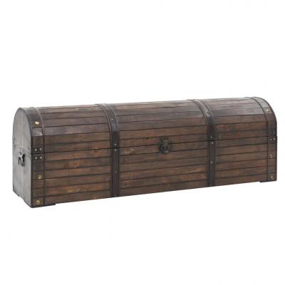Emaga vidaxl skrzynia do przechowywania, styl vintage, drewno, 120x30x40 cm