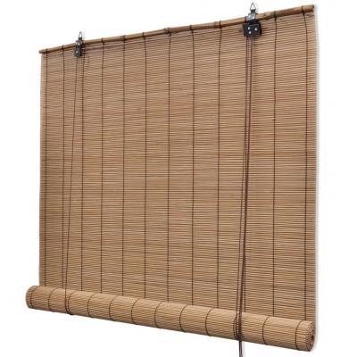 Emaga vidaxl roleta bambusowa, 150 x 160 cm, brązowa