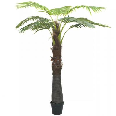 Emaga vidaxl sztuczna palma z doniczką, 240 cm, zielona