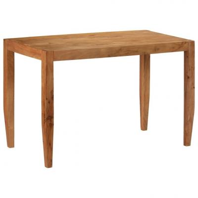 Emaga vidaxl stół do jadalni, lite drewno akacjowe, 120x60x78 cm, brązowy