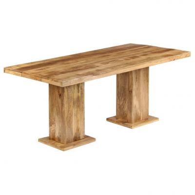 Emaga vidaxl masywny stół do jadalni z litego drewna mango, 178 x 90 x 77 cm