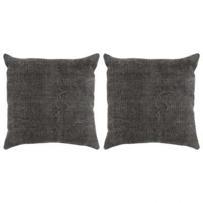 Emaga vidaxl poduszki ręcznie wykonane, 45 x 45 cm, 2 szt., antracytowe