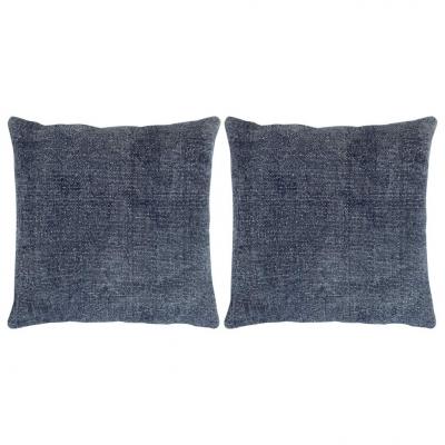 Emaga vidaxl poduszki ręcznie wykonane, 2 szt., 45 x 45 cm, niebieskie