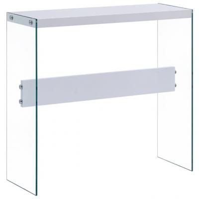 Emaga vidaxl stolik konsolowy, biały, 82x29x75,5 cm, mdf