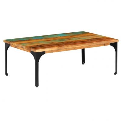 Emaga vidaxl stolik kawowy, 100x60x35 cm, z drewna z odzysku