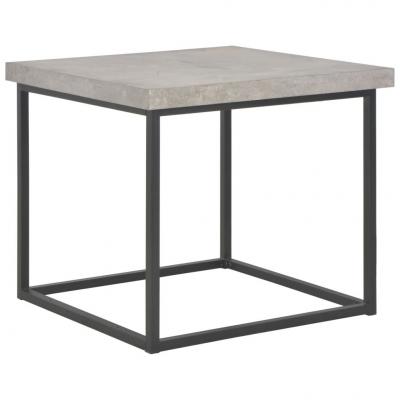 Emaga vidaxl stolik kawowy, 55 x 55 x 53 cm, stylizowany na beton