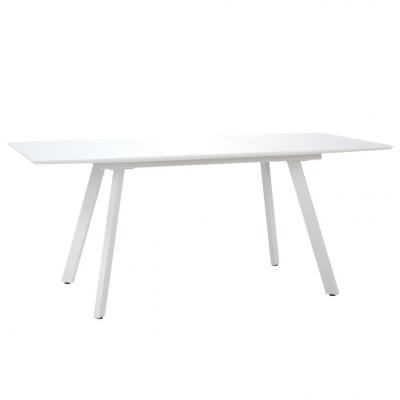 Emaga vidaxl stół jadalniany, wysoki połysk, biały, 180x90x76 cm, mdf