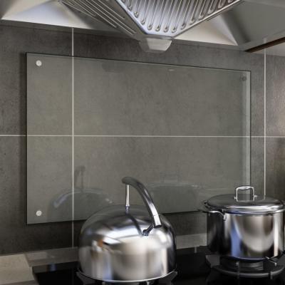 Emaga vidaxl panel ochronny do kuchni, przezroczysty, 80x50 cm, szkło